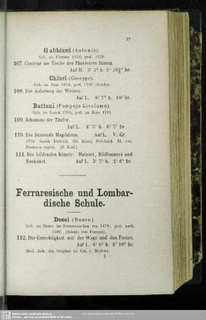 Ferraresische und Lombardische Schule