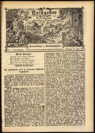 13.1903: Ratgeber für Landwirtschaft, Gartenbau und Hauswesen