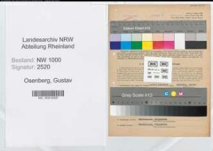 Entnazifizierung Gustav Osenberg, geb. 22.07.1892 (Landwirt)