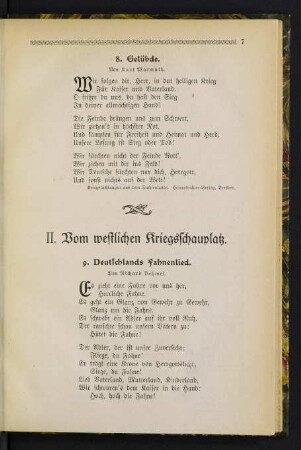 7-68 II. Vom westlichen Kriegsschauplatz.