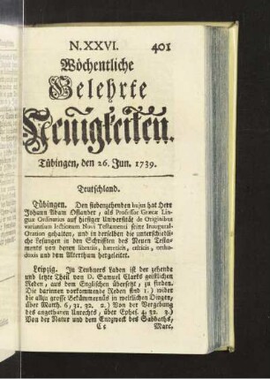 XXVI. (26. Jun. 1739)