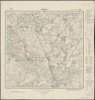 Meßtischblatt 1522 : Dötlingen, 1935 : Dötlingen. - Hrsg. 1900, einz. Nachtr. 1925, [gedr.] [19]35. - 1:25000. - [Berlin]: Reichsamt für Landesaufnahme, 1935. - 1 Kt.