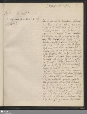 Bl. 14-15: Bunsen an Altenstein, Rom, 15.01.1826