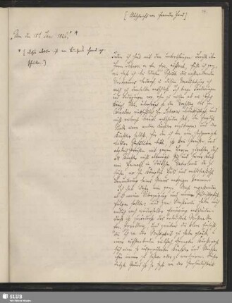 Bl. 14-15: Bunsen an Altenstein, Rom, 15.01.1826