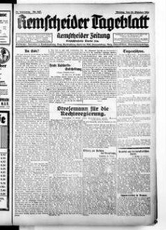 Remscheider Tageblatt : Remscheider Zeitung