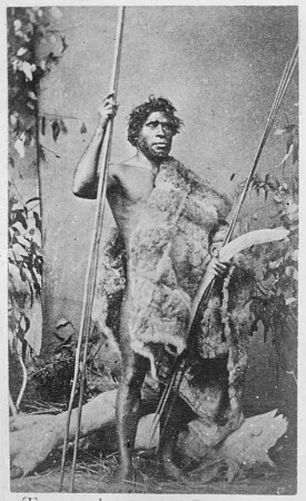 Aborigine-Mann (Sammlung Richard Wegner 1869/1931)