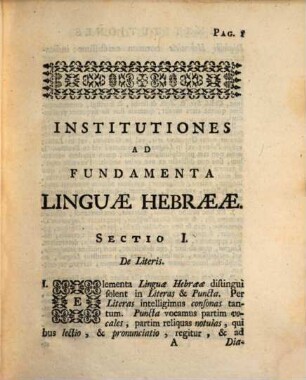 Institutiones ad fundamenta linguae hebraeae