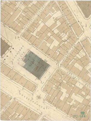 Fischer, Theodor; Stuttgart; Gustav-Siegle-Haus - Lageplan