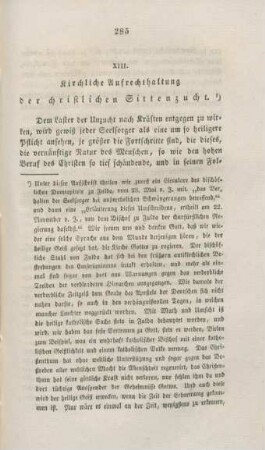 285-297 Kirchliche Aufrechterhaltung der christlichen Sittenzucht