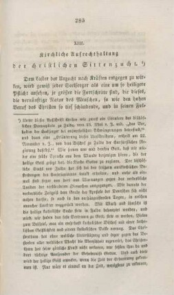 285-297 Kirchliche Aufrechterhaltung der christlichen Sittenzucht
