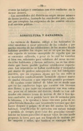 Agricultura y ganadería