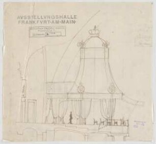 Thiersch, Friedrich von; Frankfurt / Main (Hessen); Festhalle - Loge (Teilansicht)