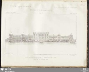 Taf. XX. Exposition Universelle De Paris En 1878. Façade Du Trocadero