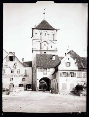 Lindauer Tor, Rückseite, Foto: Schuster September 1913
