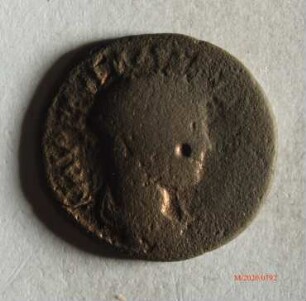 Römische Münze, Nominal Bronzemünze, Prägeherr Severus Alexander, Prägeort Nicea, Original