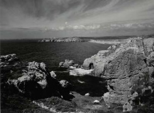Felsenküste am Pointe de Penhir bei Camaret, Bretagne