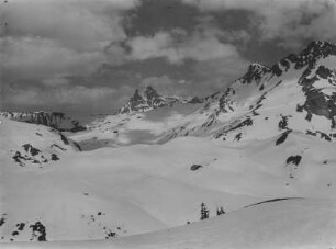 Großer Widderstein : Von Schnee bedeckter Gipfel des Großen Widdersteins