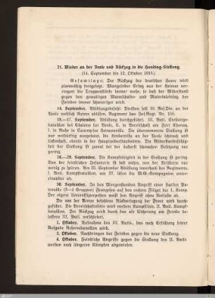 21. Wieder an der Vesle und Rückzug in die Hunding-Stellung