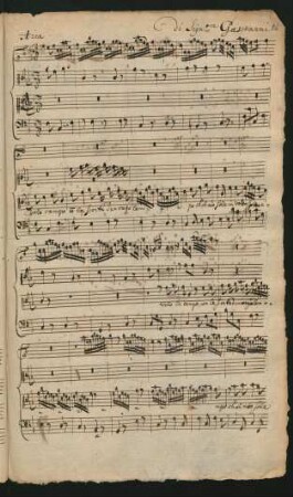 Volo in campo; A, strings; F-Dur