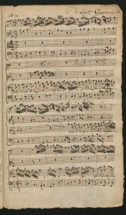 Volo in campo; A, strings; F-Dur
