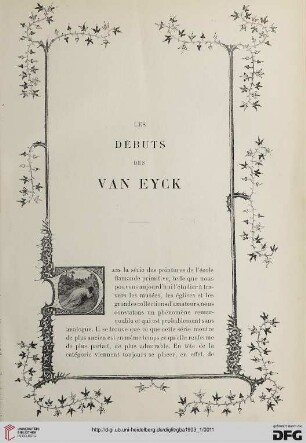 3. Pér. 29.1903: Les débuts des Van Eyck, [1]