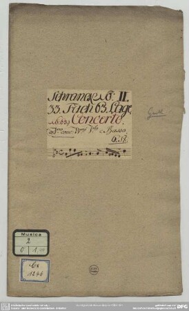 Concertos - Mus.2-O-1,40 : vl, strings, bc - g