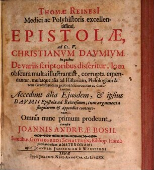 Epistolae