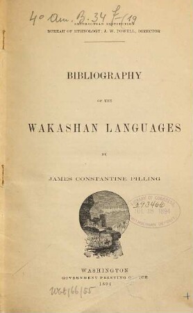Bibliography of the Wakashan languages
