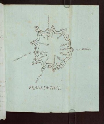 35, Zeichnung: Festung Frankenthal