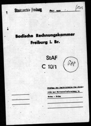 Zentralstelle für Statistik und Wirtschaftsforschung Baden-Baden