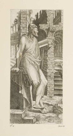 Heiliger Matthäus, Blatt 7 der Folge "Christus, zwölf Apostel und heiliger Paulus"