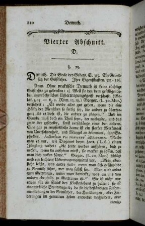 Vierter Abschnitt. D. - Fünfter Abschnitt. E.