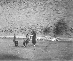 Kaisertor : Friseure am Kaisertor zu Peking