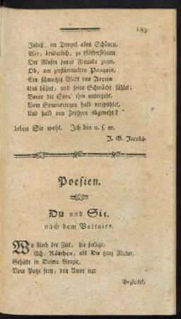 Poesien.