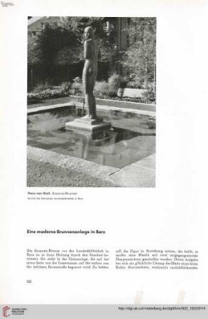 48: Eine moderne Brunnenanlage in Bern