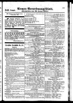 345.Ausgabe. Samstag, 30. Januar 1915
