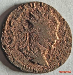 Römische Münze, Nominal Antoninian, Prägeherr Claudius II. Gothicus, Prägeort nicht bestimmbar, Original