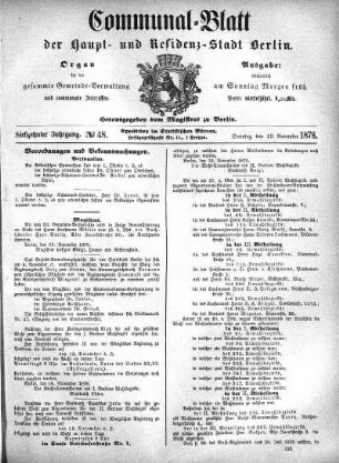 1876,48: No. 48, 19. November 1876