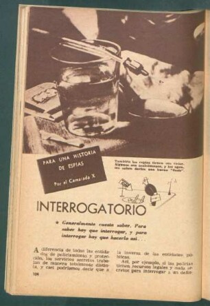 Interrogatorio : Para una historia de espías