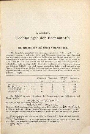 Handbuch der chemischen Technologie