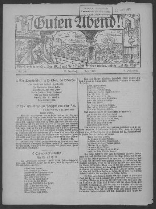 Guten Abend!. 1926-1928