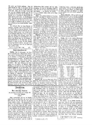 Feuilleton. Vor vierzig Jahren. Zur Erinnerung an die Tage des 5. - 8. Mai 1842 : (Schluß)