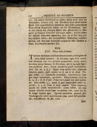 686-695, XXIX -XXXVIII; A. Leyserus Jo. Adamo ...