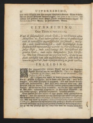 Uitbreiding Over Titum 2: vers 11-14.