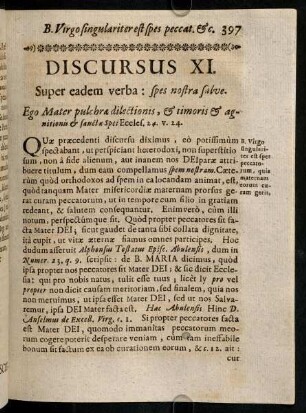 397-406, Discursus XI
