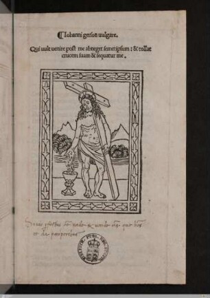 Imitatio Christi : imitazione di Gesu Cristo