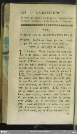 XXV. Vingt-Cinquieme Entretien