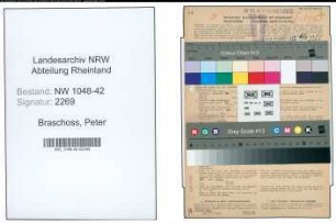 Entnazifizierung Peter Braschoss , geb. 01.09.1903 (Kaufmann)