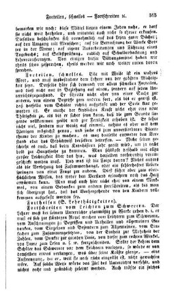 Forteilen, schnelles