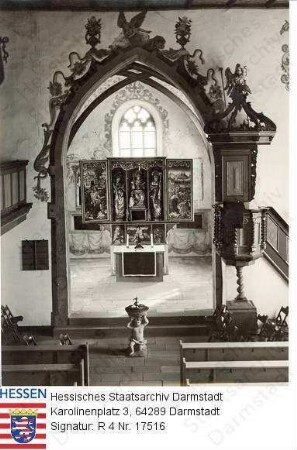 Kirch-Brombach, Evangelische Kirche / Flügelaltar